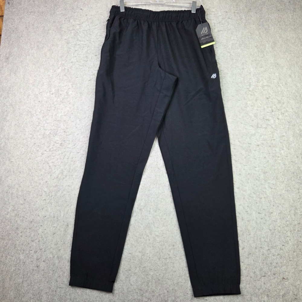 Eddie Bauer Motion Woven Active Joggers Mens Small Black Performance Stretch NEW